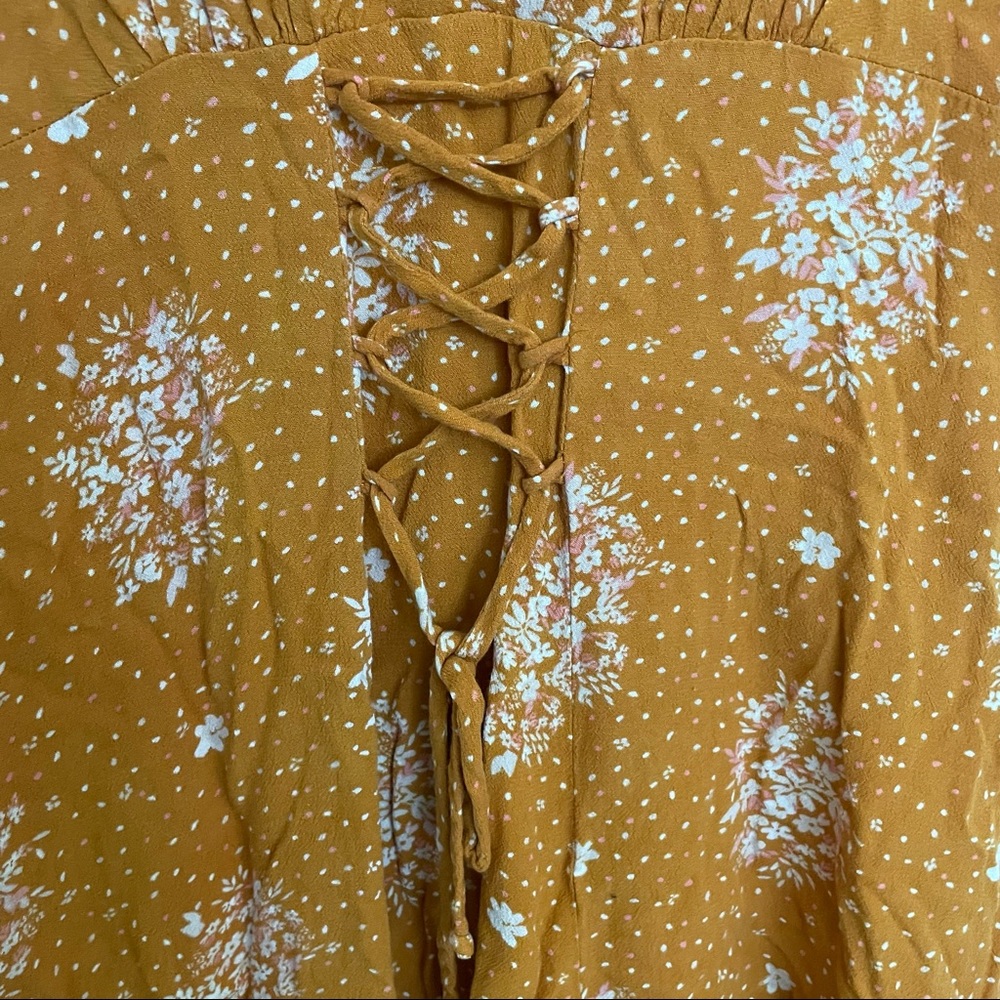 Mustard yellow xhilaration dress size S - Picture 3 of 4
